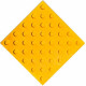 Плитка тактильная (конусы шах), 35х300х300, бетон, ж: цена 267 ₽, оптом, арт. 10995-3-BT-300x300x35-Y