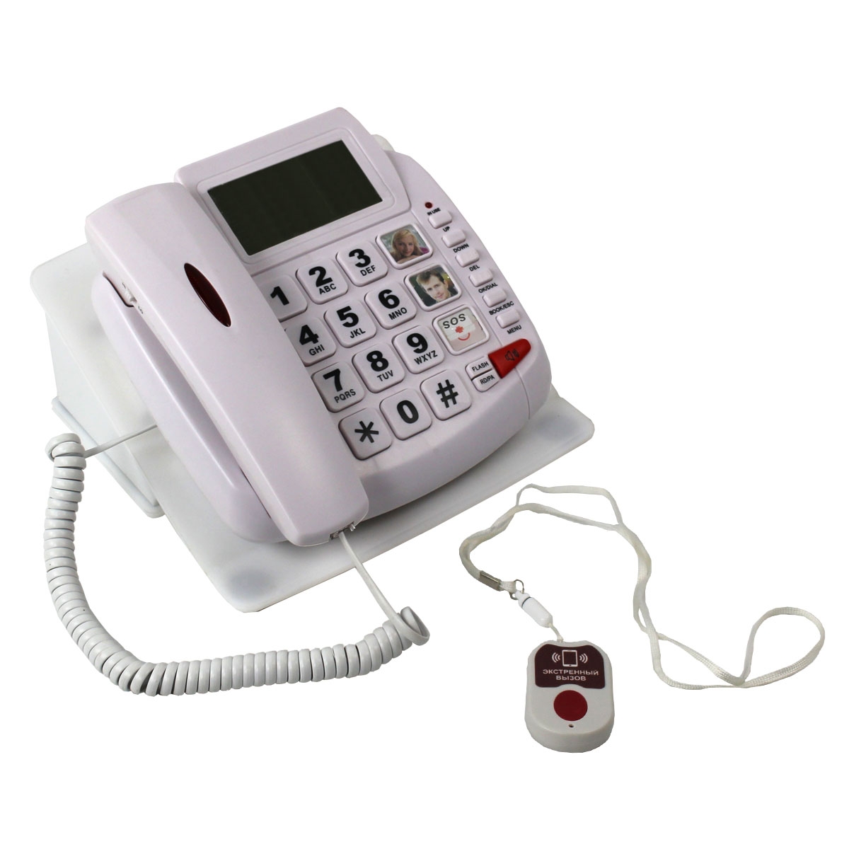 телефон для слабослышащих, нарушение зрения, нарушения слуха, со шрифтом Брайля, для мгн