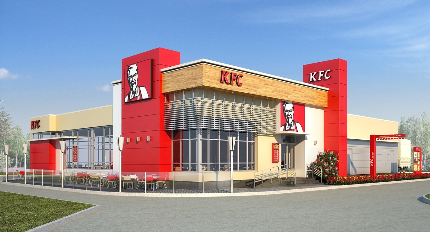 Адаптация внутренних помещений ресторана быстрого питания KFC в г. Москва.