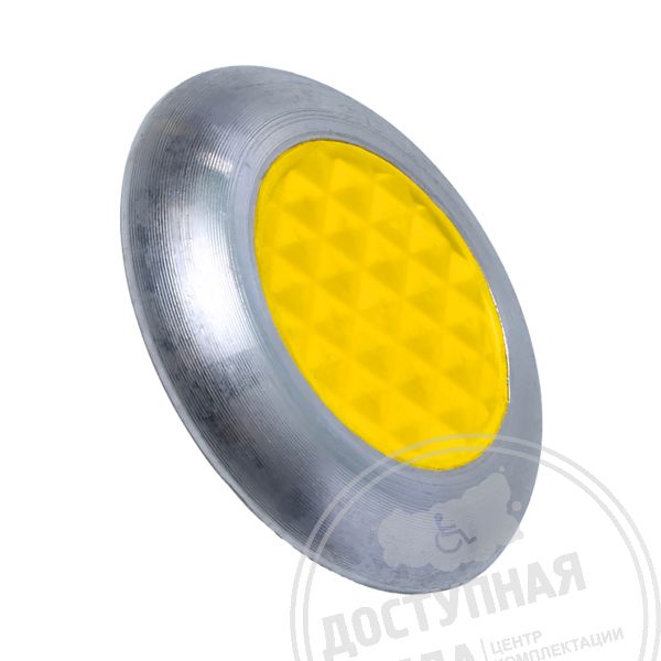 Индикатор тактильный, комб, М1, без штифта, AL/PL, D35х35, ж