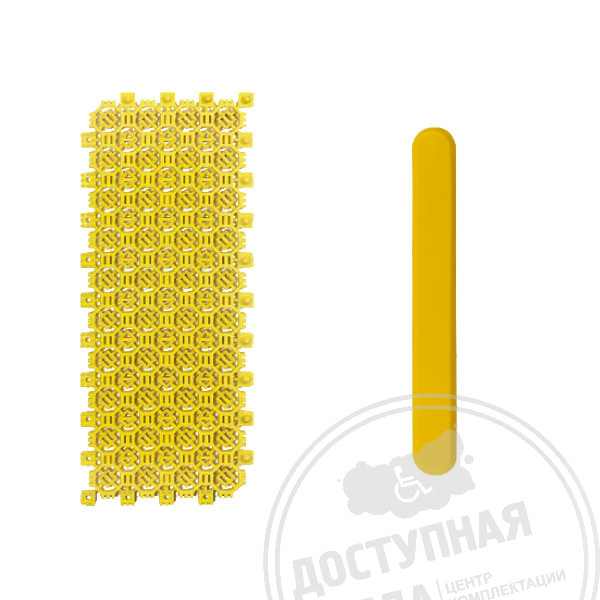 Модуль желтый с индикатором (полоса), 120х300мм