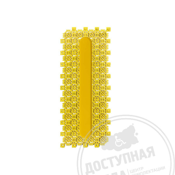 Модуль желтый с индикатором (полоса), в сборе, 120х300мм