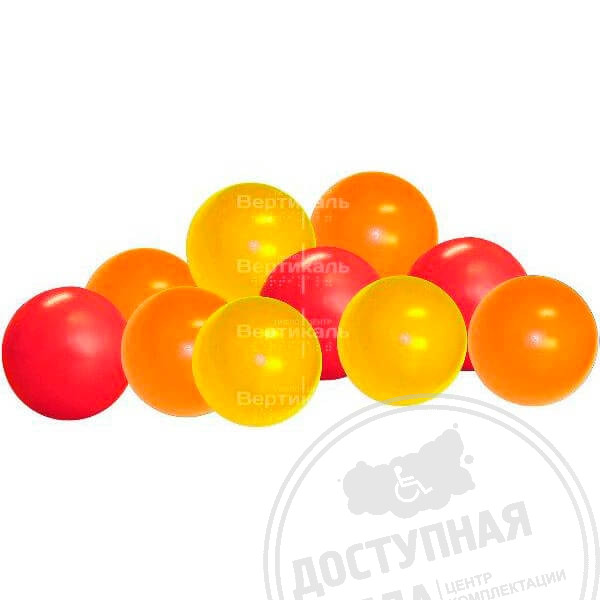 Набор разноцветных шариков для сухого бассейна 10737Аналоги: Ректор