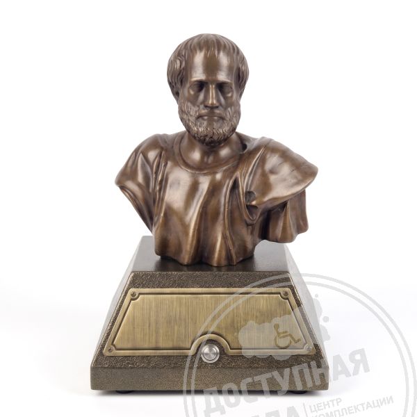 Скульптура тактильно-звуковая (Аристотель) купить за 31 273 ₽, с доставкой по РФ. Федеральный дистрибьютор