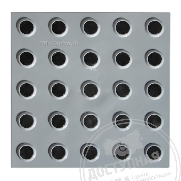 Плитка контрастная гладкая (конусы лин), 300x300x6, PU/PL, с/ч купить за 509 ₽, с доставкой по РФ. Федеральный дистрибьютор