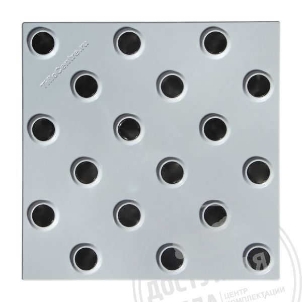 Плитка контрастная гладкая (конусы шах), 300x300x6, PU/PL, с/ч, самк купить за 1 133 ₽, с доставкой по РФ. Федеральный дистрибьютор