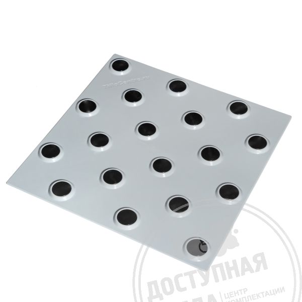 Плитка контрастная гладкая (конусы шах), 300x300x6, PU/PL, с/ч, самк купить за 1 191 ₽, с доставкой по РФ. Федеральный дистрибьютор