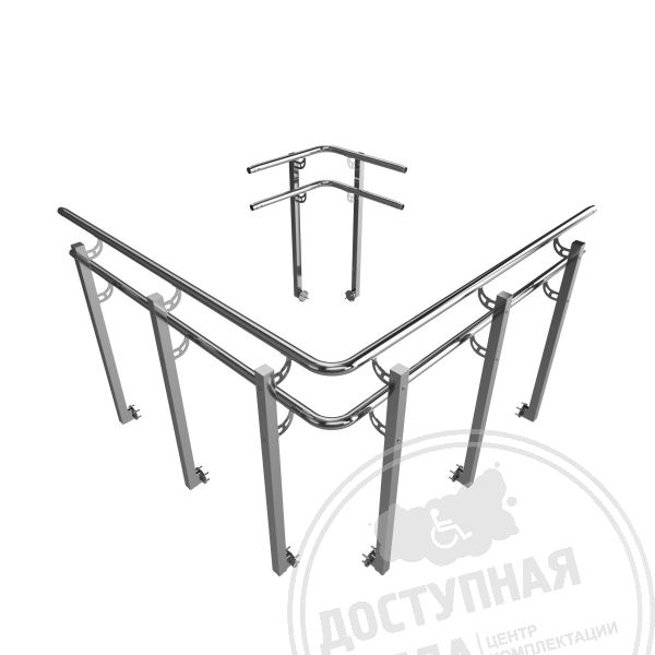 поручни для пандуса, поручни входные, пандус конструктор, пандус для инвалида