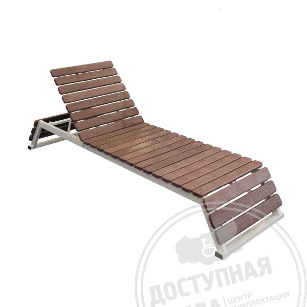 Шезлонг для инвалидов, пляжный, ПВХ и сталь Ст3, корич/беж арт. 50574, купить по цене 52 432 ₽, с доставкой по России. Федеральный дистрибьютор.