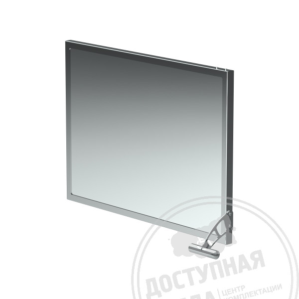 Зеркало поворотное, сменное, AISI 304, 500x700 мм