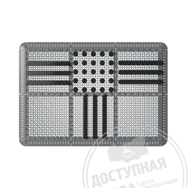 тактильная зона входная группа, тактильные индикаторы ПВХ, комплект тактильных индикаторов, тактильные полосы и конусы, тактильная разметка входной группы, доступная среда