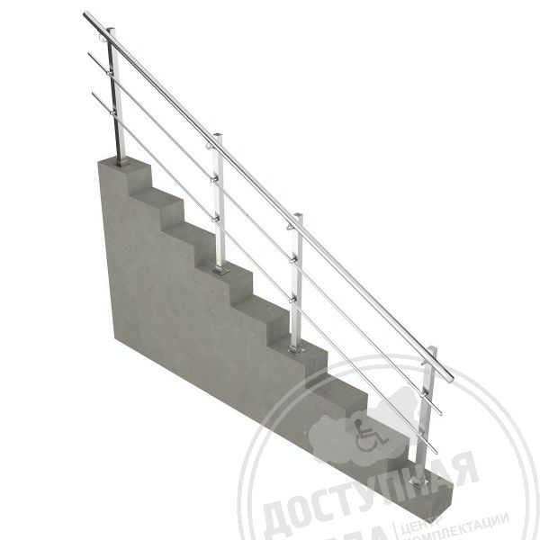 Перила для лестницы VERT Line, 3 пог. м, AISI 304 купить за 22 516 ₽, с доставкой по РФ. Федеральный дистрибьюторАналоги: 1373311309