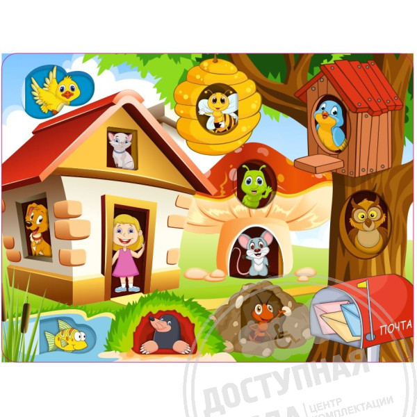 Игрушка «Бизиборд дерево» для детейАналоги: Ректор; Альфа-среда