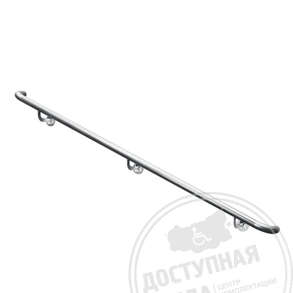 Поручень опорный, прямой, тип 2, AISI 304, D38