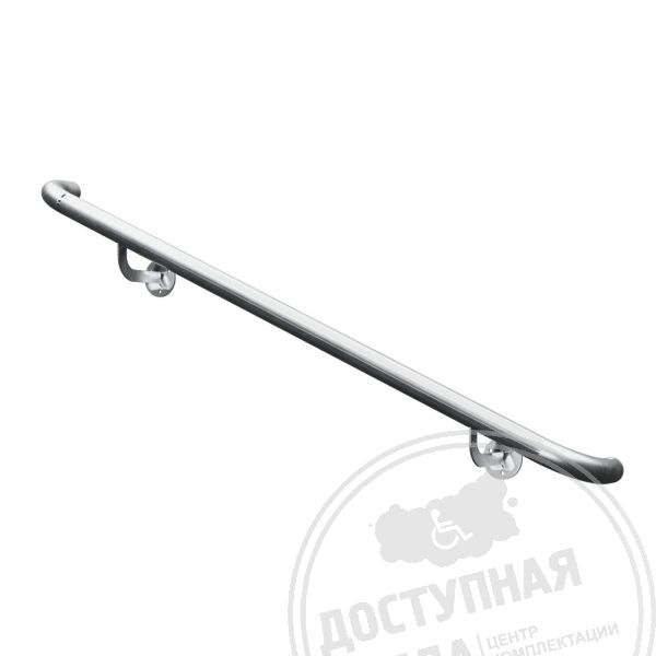 Поручень опорный пристенный, тип 1, AISI 304, D38, 800