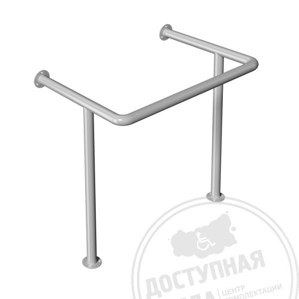 Поручень опорный для раковины, Ст3, 800х750х550 арт. 82016-1, купить по цене 2 127 ₽, с доставкой по России
