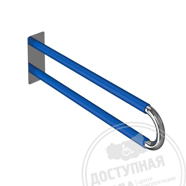 Поручень опорный неоткидной, AISI 304/PVC, D32, 600 арт. 85019-600, купить по цене 4 676 ₽, с доставкой по России