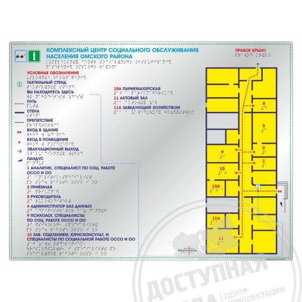 Мнемосхема тактильная ABS полноцветнаяАналоги: Реклама.name; Металлография; Знаки 154; Тифлографика; Rosopeka; Азбукастройки; Rostart