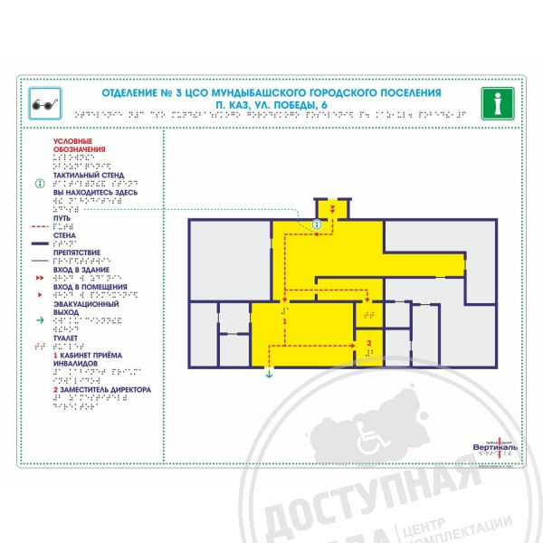 Мнемосхема тактильная композит полноцвет 470x610, Экспресс арт. 903-3-AKP4-470x610-Fast, купить по цене 12 635 ₽, с доставкой по РоссииАналоги: Ретайл, Инвакор, Инвацентр