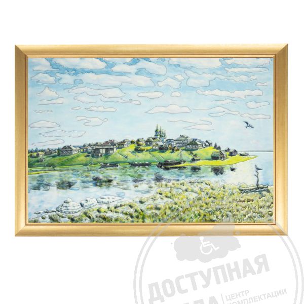 Картина 2D, «Барка пришла», тактильная арт. 903-4-BARKA-PVC3, купить по цене 4 796 ₽, с доставкой по России