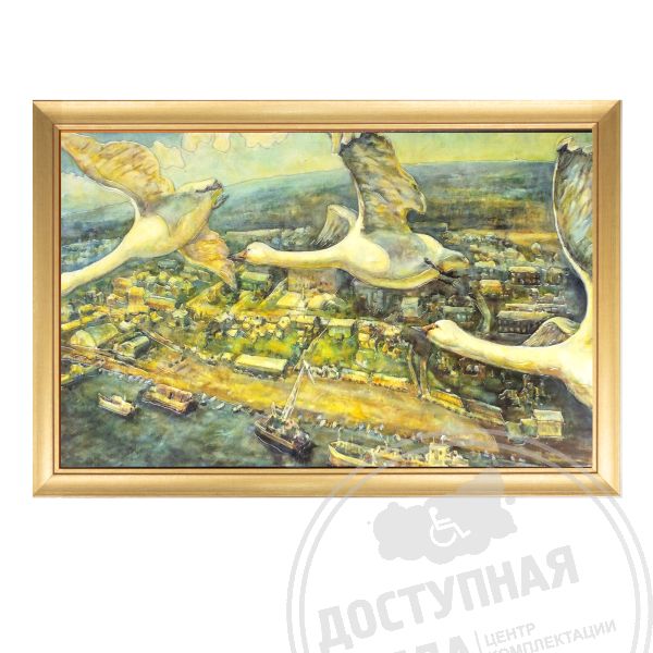 Картина 2D, «Лебеди над Мужами», тактильная купить за 4 796 ₽, с доставкой по РФ. Федеральный дистрибьютор
