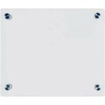 Крепление прямое из оргстекла 5 мм для тактильной мнемосхемы 321х411 мм, с держателями