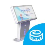 Терминал информационный «INFO-VERT-2(43)D», сенсорный, со стандартным ПО, индивидуальный