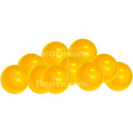 Шарики для сухого бассейна цвет желтый диаметр 7,5см, в коробке 320 шт.