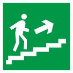 E 15 Направление к эвакуационному выходу по лестнице вверх