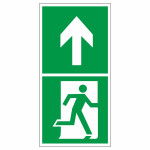 Знак эвакуационный «Напольный, встраиваемый в направляющую линию», фотолюминесцентный