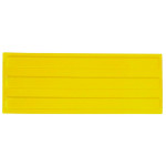 Плитка тактильная (направление движения, зона получения услуг по ГОСТ Р 52875-2018) 180х500х4, ПУ, желтый