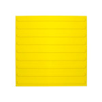 Плитка тактильная (направление движения, полоса по ГОСТ Р 52875-2018) 500х500х4, ПУ, желтый