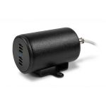 Датчик хлопка «Страж» системы оповещения «СурдоЦентр Wi-Fi» черного цвета