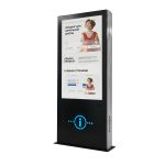 Терминал информационный «INFO-VERT-1(55)V», сенсорный, со стандартным ПО, с ИБП, M5