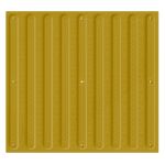 Плитка тактильная (направление движения, полоса) противоскользящая, 500х540х5, ПУ, желтый