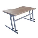 Парта для людей с ОВЗ с регулировкой высоты с бортиком, 1200х700мм