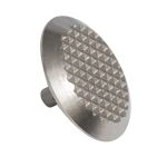 Конус тактильный, рифленый, M2, со штифтом, эконом., D35х35, H-5мм, I-12мм, AISI304 (преодолимое препятствие, непреодолимое препятствие)