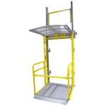 Платформа подъемная вертикального перемещения ПВт-ШР со складывающимся козырьком в противоударной упаковке