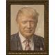 Портрет 3D Дональд Трамп., тактильный: цена 9 009 ₽, оптом, арт. 10086-8