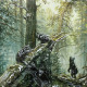 Картина 3D «Утро в сосновом лесу», тактильная