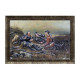 Картина 3D «Охотники на привале», тактильная: цена 15 135 ₽, оптом, арт. 10825-7