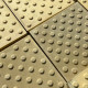 Плитка тактильная (конусы шах), 35х300х300, бетон, ж, 2 кат