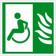Безопасная зона для инвалидов (пожаробезопасная зона), фотолюм