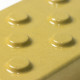 Плитка тротуарная (конусы шахматные), 180х120х45, бетон, жёлтый