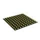 Плитка тактильная (конусы лин) 600x600, композит, ч/ж: цена 3 435 ₽, оптом, арт. 50381-1-KM-600x600-BY