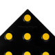 Плитка контрастная (конусы шах), 300x300x6, PU/PL, ч/ж, самк