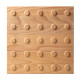 Плитка тактильная (конусы лин), 35х300х300, деревянная: цена 5 151 ₽, оптом, арт. 50447-1