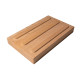 Плитка тактильная (полоса), 35х180х300, деревянная