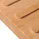 Плитка тактильная (полоса), 35х180х300, деревянная