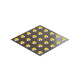 Плитка тактильная со сменными рифами (конусы линейные) 300х300, AISI304, желт.: цена 0 ₽, оптом, арт. 50455-1-AISI304-300x300-Y